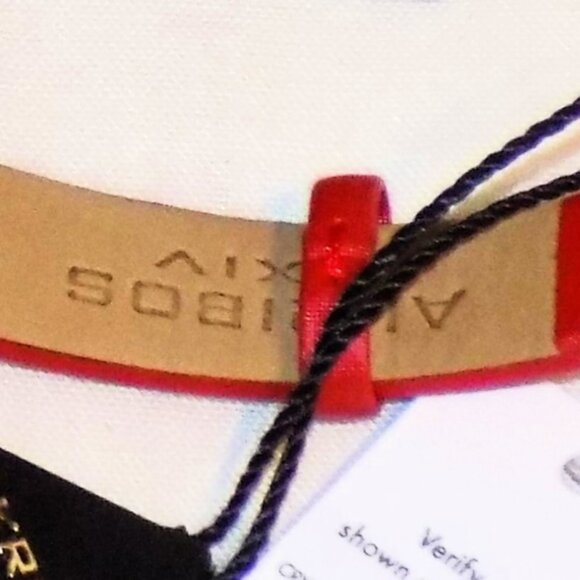 New $295 Tag Akribos XXIV Watch Swarovski Crystal Bezel, MOP Dial AK1093 Red - Picture 12 of 13